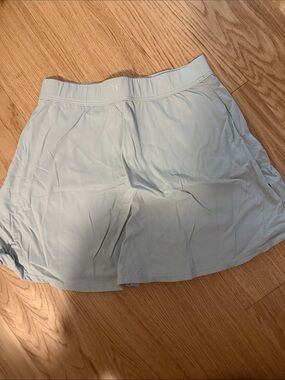 SET ACTIVE Women's Light Blue Athletic Shorts Skort